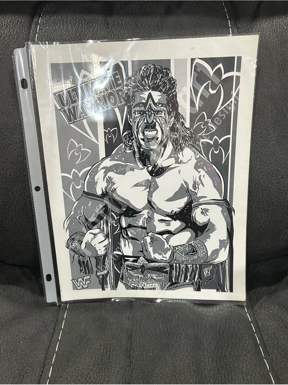 WWF The Ultimate Warrior glossy 8x10!